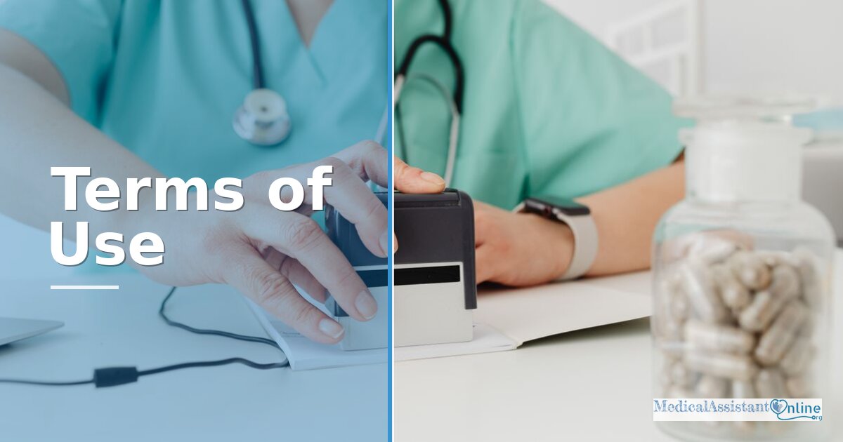 Terms of Use for Medical Assistant Programs | MA Online
